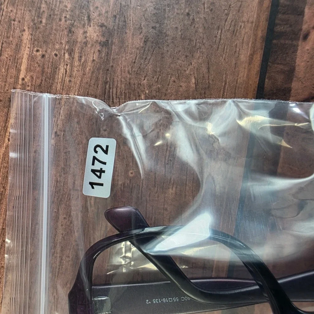 Guess Women's Purple Rectangular Frame Eyeglasses 55-16-135‎